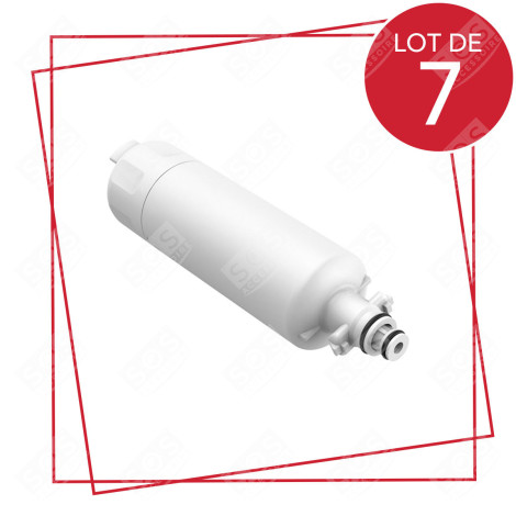 LOT DE 7 FILTRES À EAU RÉFRIGÉRATEUR, CONGÉLATEUR - ADQ36006101