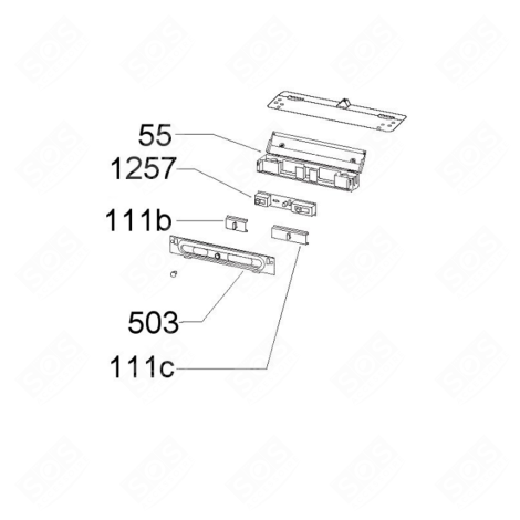 INTERRUPTEUR LUMIÈRE HOTTE - 49017095