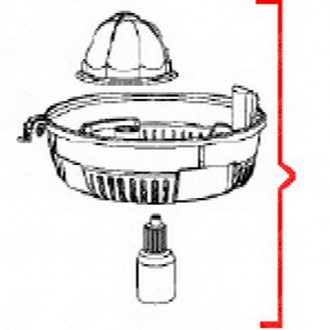 PRESSE AGRUME COMPLET ROBOT MÉNAGER - MS-5785575