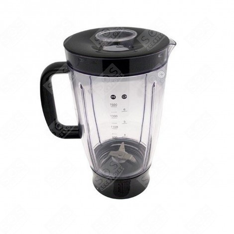 BOL BLENDER / MIXEUR ACRYLIQUE NOIR COMPLET ROBOT MÉNAGER - KW681165