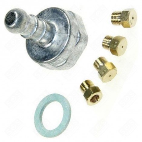 SACHET INJECTEUR, GICLEUR GAZ BUTANE PROPANE D'ORIGINE FOUR, CUISINIÈRE - 480121104207, C00431113