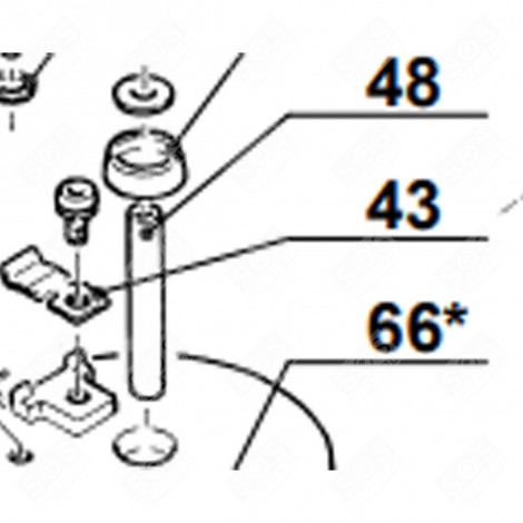 DOUILLE D'ÉCARTEMENT REPÈRE 48 CAFETIÈRE, MACHINE À CAFÉ - 503866