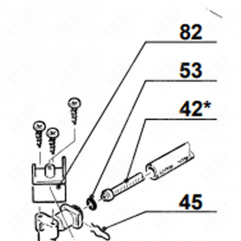 SUPPORT VALVE REPÈRE 82 CAFETIÈRE, MACHINE À CAFÉ - 503884