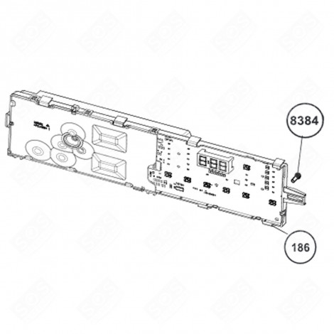 CARTE ELECTRONIQUE, MODULE DE PUISSANCE (REPÈRE 186) LAVE-LINGE - 2847610340