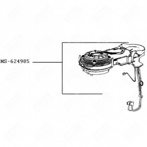 RÉSISTANCE + DIFFUSEUR CAFETIÈRE, MACHINE À CAFÉ - MS-624985