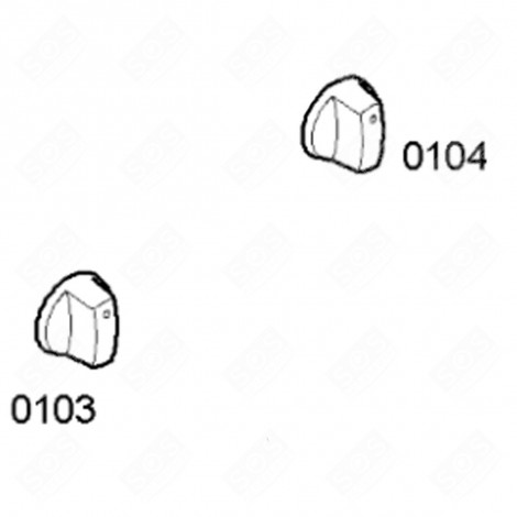 BOUTON REPÈRE 103 ET 104 FOUR, CUISINIÈRE - 00422752