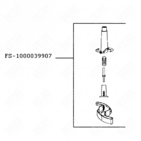 COUTEAU HACHOIR ROBOT MÉNAGER - FS-1000039907