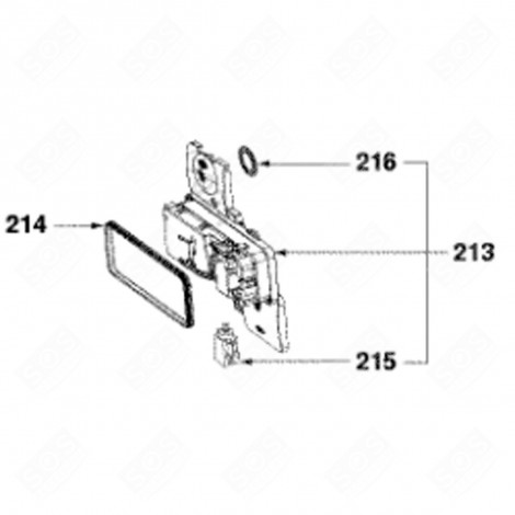 BOÎTE À PRODUITS (REPÈRE 213) LAVE-VAISSELLE - 32X4760