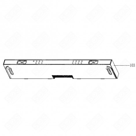 BANDEAU (REPÈRE 103) LAVE-VAISSELLE - AS0033514