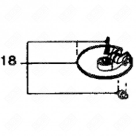 ROUE AVANT (REPÈRE 18) ASPIRATEUR - 482252870769