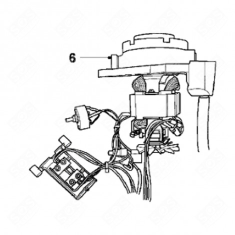 MOTEUR (REPÈRE 6) ROBOT MÉNAGER - 420303588530