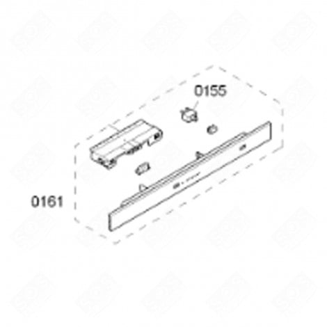 MODULE DE COMMANDE PROGRAMMÉ (REPÈRE 0161) RÉFRIGÉRATEUR, CONGÉLATEUR - 00747599