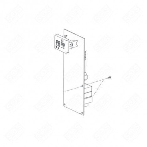 CARTE ÉLECTRONIQUE, MODULE DE PUISSANCE FOUR MICRO-ONDES - EBR80969661