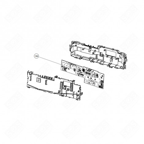 MODULE DE PUISSANCE REPÈRE 186 SÈCHE-LINGE - 2969842702