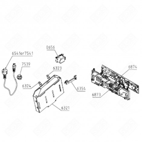 RESISTANCE 3000W 1F TD-75/85 (REPÈRE 6321) SÈCHE-LINGE - 562796