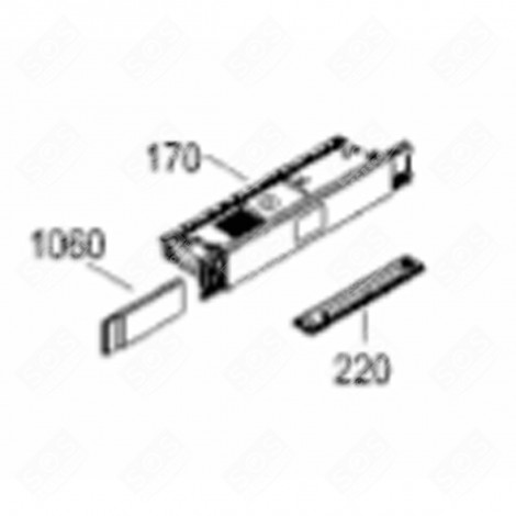 KIT ÉLECTRONIQUE PROGRAMMÉE (REPÈRE 170) RÉFRIGÉRATEUR, CONGÉLATEUR - 6140866