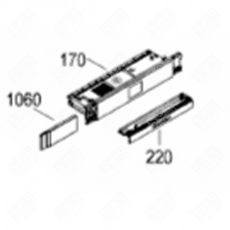 KIT ÉLECTRONIQUE PROGRAMME (REPÈRE 170) RÉFRIGÉRATEUR, CONGÉLATEUR - 6140969