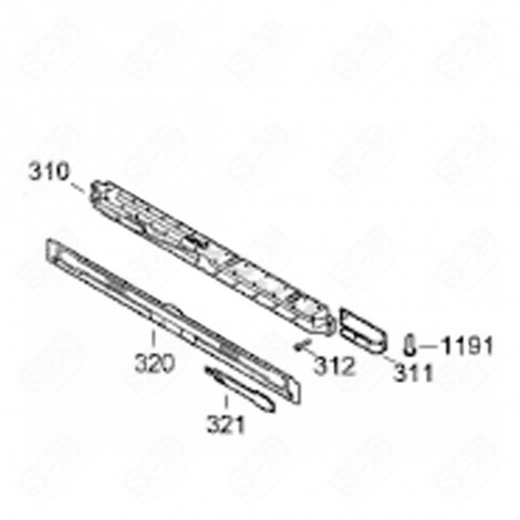 KIT ACCESSOIRES (REPÈRE 310) RÉFRIGÉRATEUR, CONGÉLATEUR - 9591575