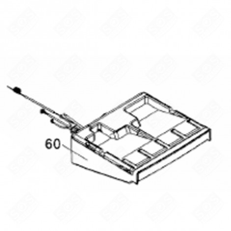 EVAPORATEUR A LAMELLES (REPÈRE 60) RÉFRIGÉRATEUR, CONGÉLATEUR - 9884142