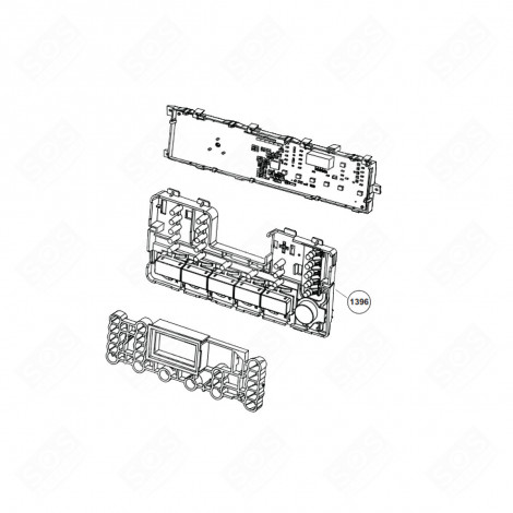 CAROSSERIE REPÈRE 1396 LAVE-LINGE - 2898701200