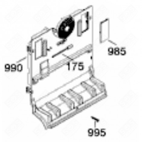 CACHE (REPÈRE 990) RÉFRIGÉRATEUR, CONGÉLATEUR - 9490803, 949080300