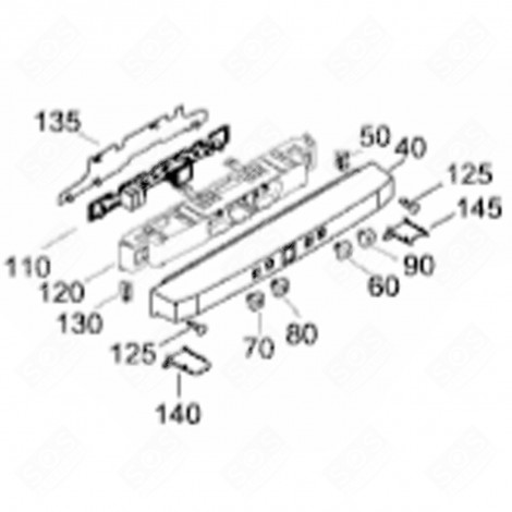 BANDEAU (REPÈRE 40) RÉFRIGÉRATEUR, CONGÉLATEUR - 7430954