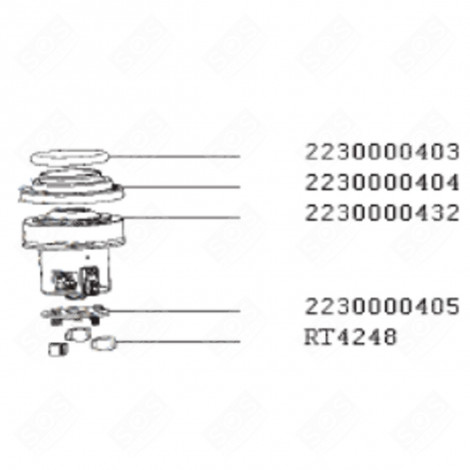 ENTRETOISE MOTEUR (REPÈRE 2230000405) ASPIRATEUR - RS-2230000405 