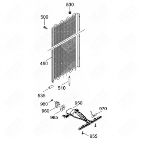 Amortisseur anti vibration (repère 535) LIEBHERR 7266803