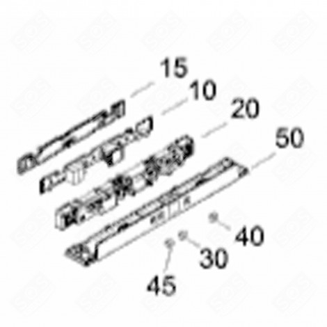 PLATINE INTÉGRALE (REPÈRE 10) RÉFRIGÉRATEUR, CONGÉLATEUR - 6146277