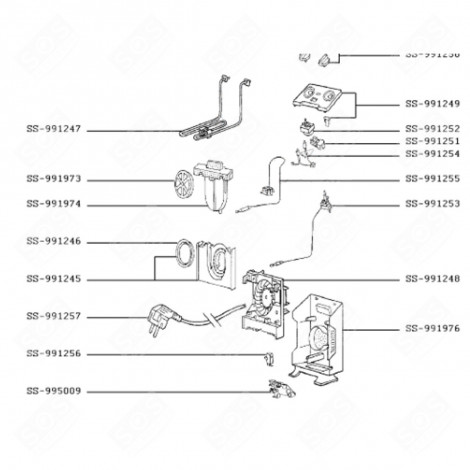 JOINT SUPPORT (REPÈRE SS-991246) FRITEUSE - SS-991246