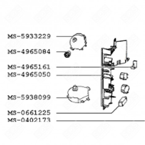 MOTEUR PLATEAU (REPÈRE MS-5938099) FOUR MICRO-ONDES - MS-5938099