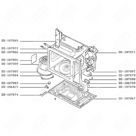 DIODE (REPÈRE SS-187080) FOUR MICRO-ONDES - SS-187080