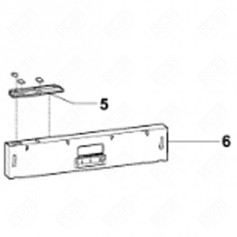 TABLEAU DE BORD (REPÈRE 6) LAVE-VAISSELLE - C00372754