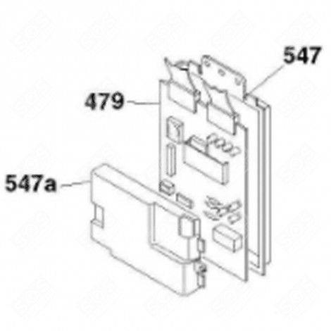 CARTE ELECTRONIQUE, MODULE DE PUISSANCE (REPÈRE 479) LAVE-LINGE - 49021185