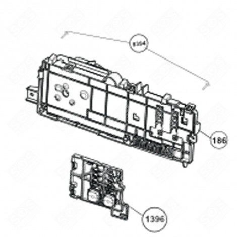 CARTE ÉLECTRONIQUE, MODULE DE PUISSANCE (REPÈRE 186) LAVE-LINGE - 2838790370