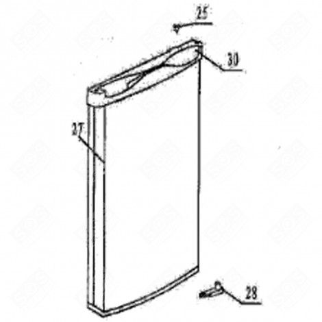 PORTE DE FREEZER (REPÈRE 11) RÉFRIGÉRATEUR, CONGÉLATEUR - 693A14