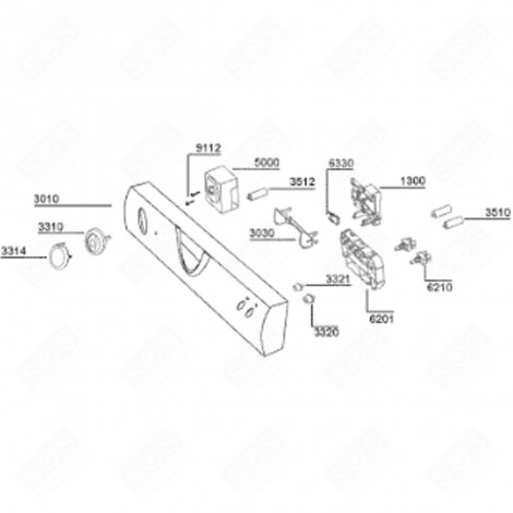 PROGRAMMATEUR (REPÈRE 5000) LAVE-VAISSELLE - 48735