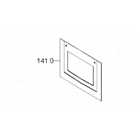 VITRE EXTÉRIEURE D'ORIGINE (REPÈRE 141 0) FOUR, CUISINIÈRE - 481245058899