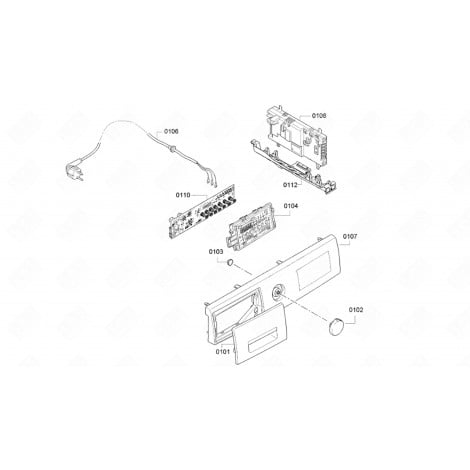 MODULE DE COMMANDE (REPÈRE 0110) SÈCHE-LINGE - 10003141