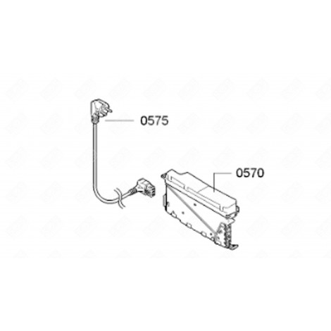 MODULE DE PUISSANCE (REPÈRE 570) LAVE-VAISSELLE - 00753121