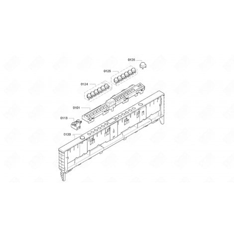 BANDEAU (REPÈRE (0120) LAVE-VAISSELLE - 00708986