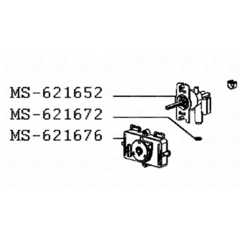 VANNE (REPÈRE MS-621652) CAFETIÈRE, MACHINE À CAFÉ - MS-621652