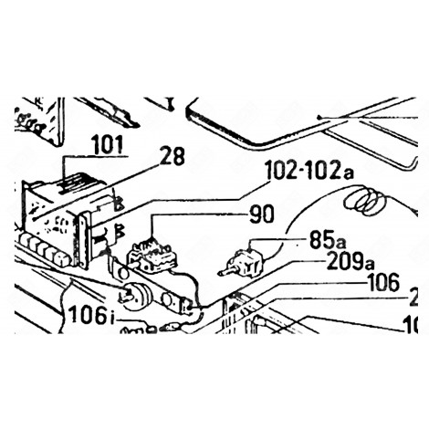 THERMOSTAT (REPÈRE 85A) FOUR, CUISINIÈRE - 92741115