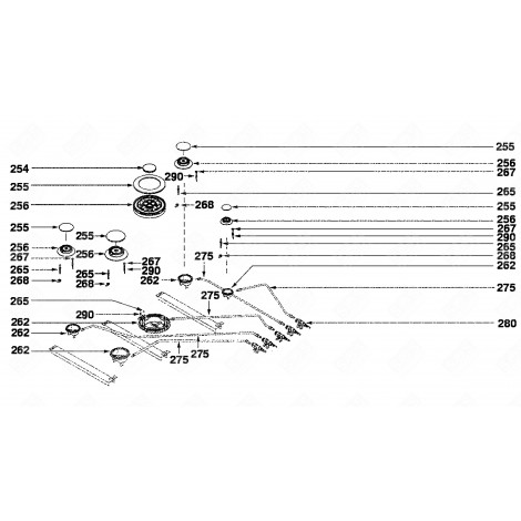 THERMOCOUPLE L 765MM FOUR, CUISINIÈRE - 74X7496