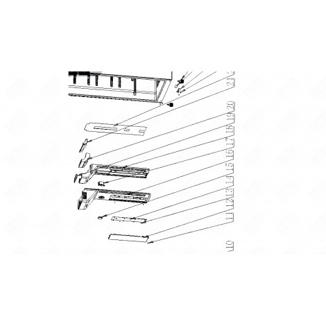 THERMOSTAT (REPÈRE 17) RÉFRIGÉRATEUR, CONGÉLATEUR - 576C19