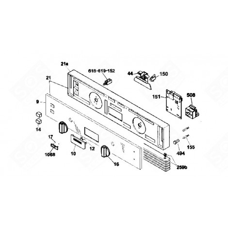 MODULE PROGRAMMÉ APRÈS 13/27 (REPÈRE 151) LAVE-VAISSELLE - 49029594