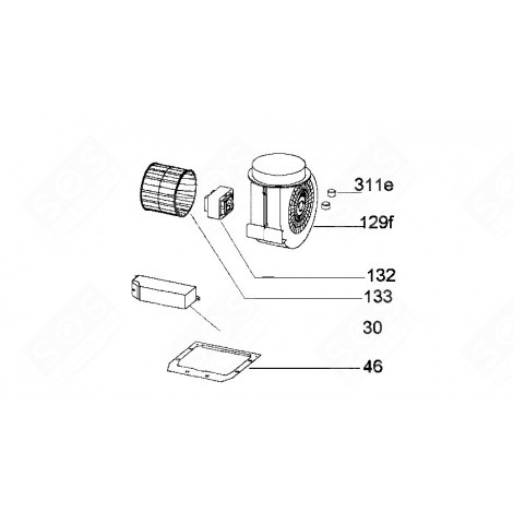 MOTEUR HOTTE - 49008624