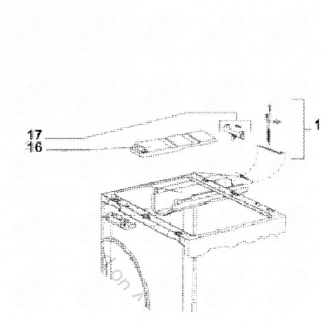 RÉSERVOIR D'EAU REPÈRE 16 SÈCHE-LINGE - 57910