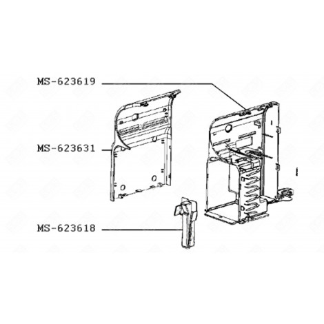 GUIDE CONTAIN CAPS CAFETIÈRE, MACHINE À CAFÉ - 500830, MS-623618