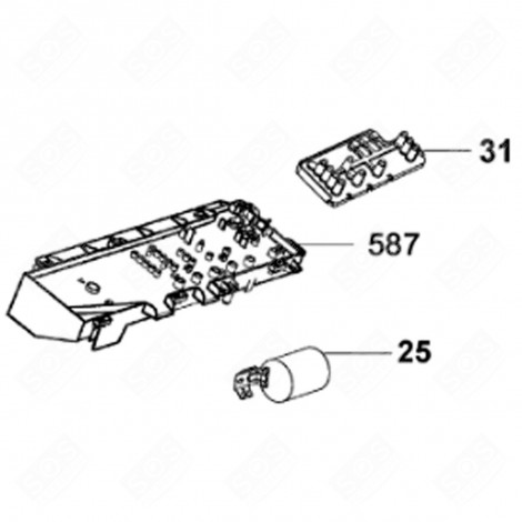 PROGRAMMATEUR (REPÈRE 587) LAVE-LINGE - 973913217177002